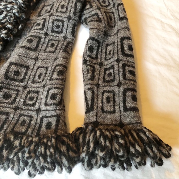 Avalon Y2K Funky Wool Sweater Fringe SZ M - Picture 5 of 6